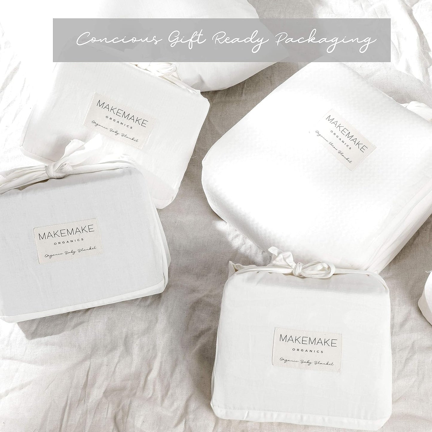 MakeMake Organics Organic Throw Blanket GOTS Certified Organic Cotton Blanket Knit Couch Bed Fall Colors Soft Neutral Cotton Throw Blanket Large (50x60, Charcoal Grey)