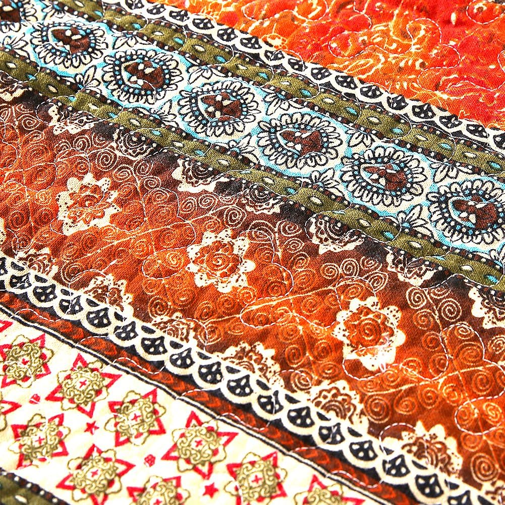 NEWLAKE Striped Classical Style Cotton Throw Pillow Covers (2 Pieces, 18X18 Inch)