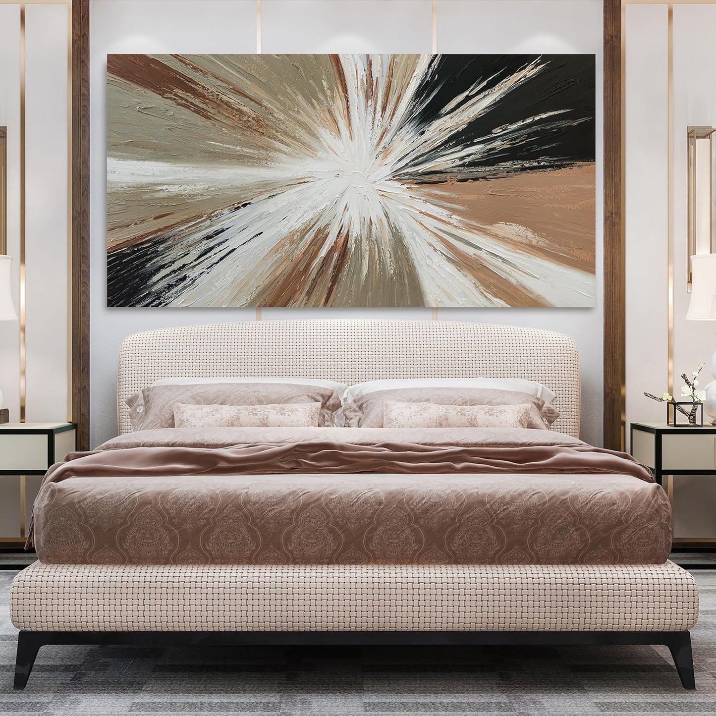 Canvas Wall Art Decor Large Black and White Wall Art Modern Abstract Wall Art Prints Wall Art Pictures for Living Room Abstract Canvas Art Wall Decor Artwork for Walls Bedroom Office Decor 29" X 58"