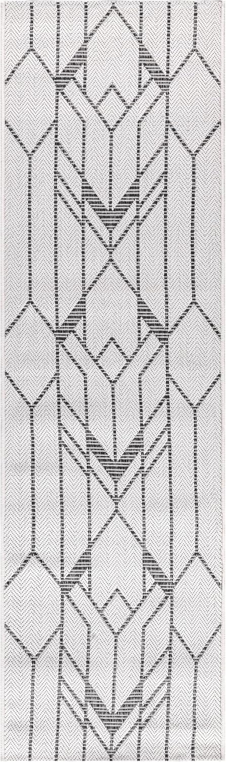 Keen Home Design Terrace Outdoor Runner Rug - 2x8 Washable Indoor/Outdoor Rug for Patio, Kitchen, Balcony, Beach, Garden, Deck and Porch, Size: 2'2"x7'7"