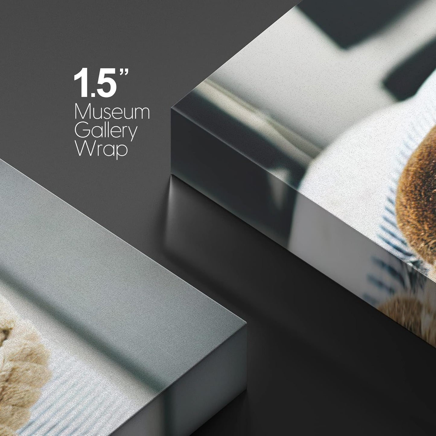 NWT Custom Canvas Prints with Your Photos for Pet/Animal, Personalized Canvas Pictures for Wall to Print Framed 24x36 inches