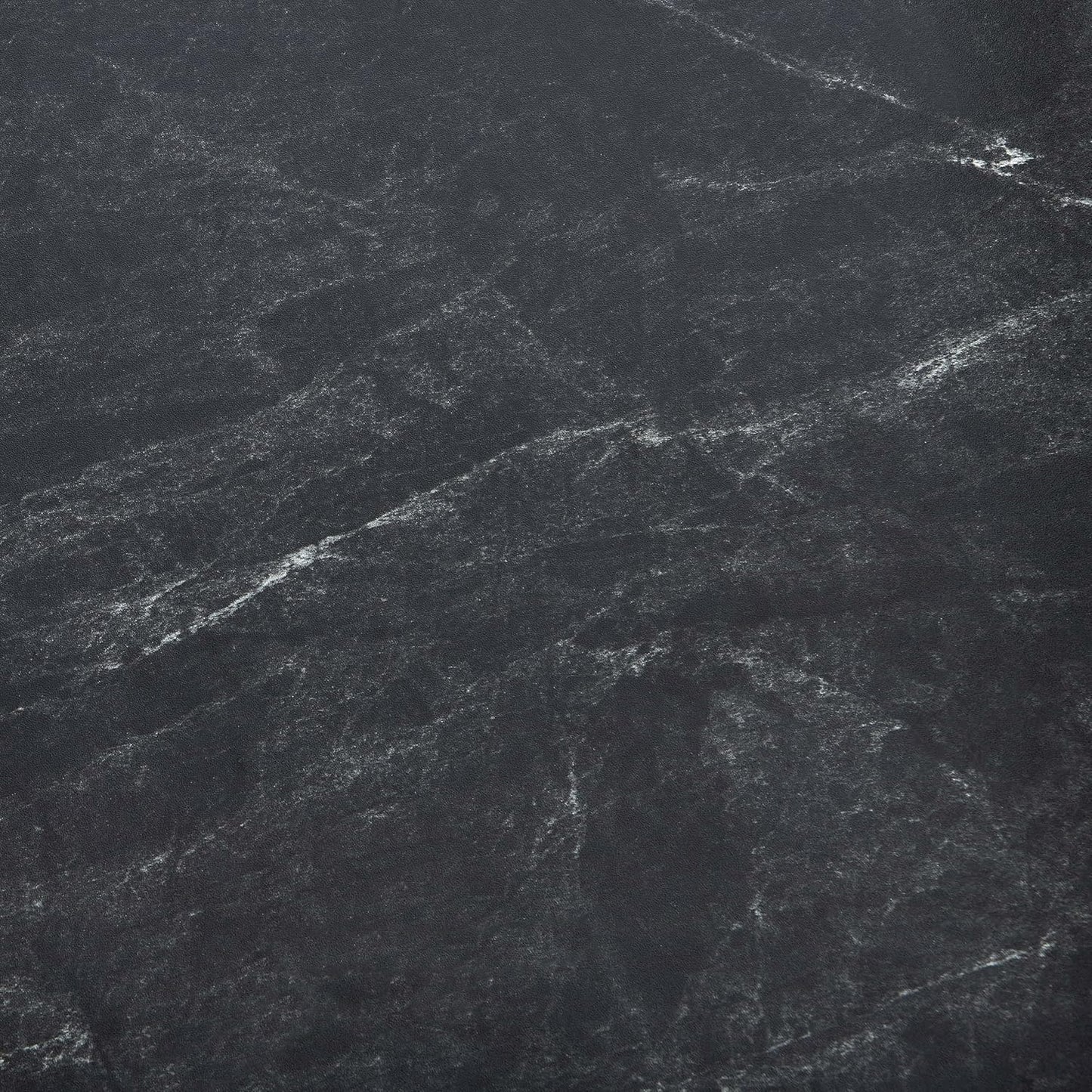 Oval Glass Coffee Table, Mid-Century Modern Design, L41 x W21 x H17 inch, for Living Room, Grey Glass Top, Black Marble Finish Wood Shelf & Gold Finish Frame