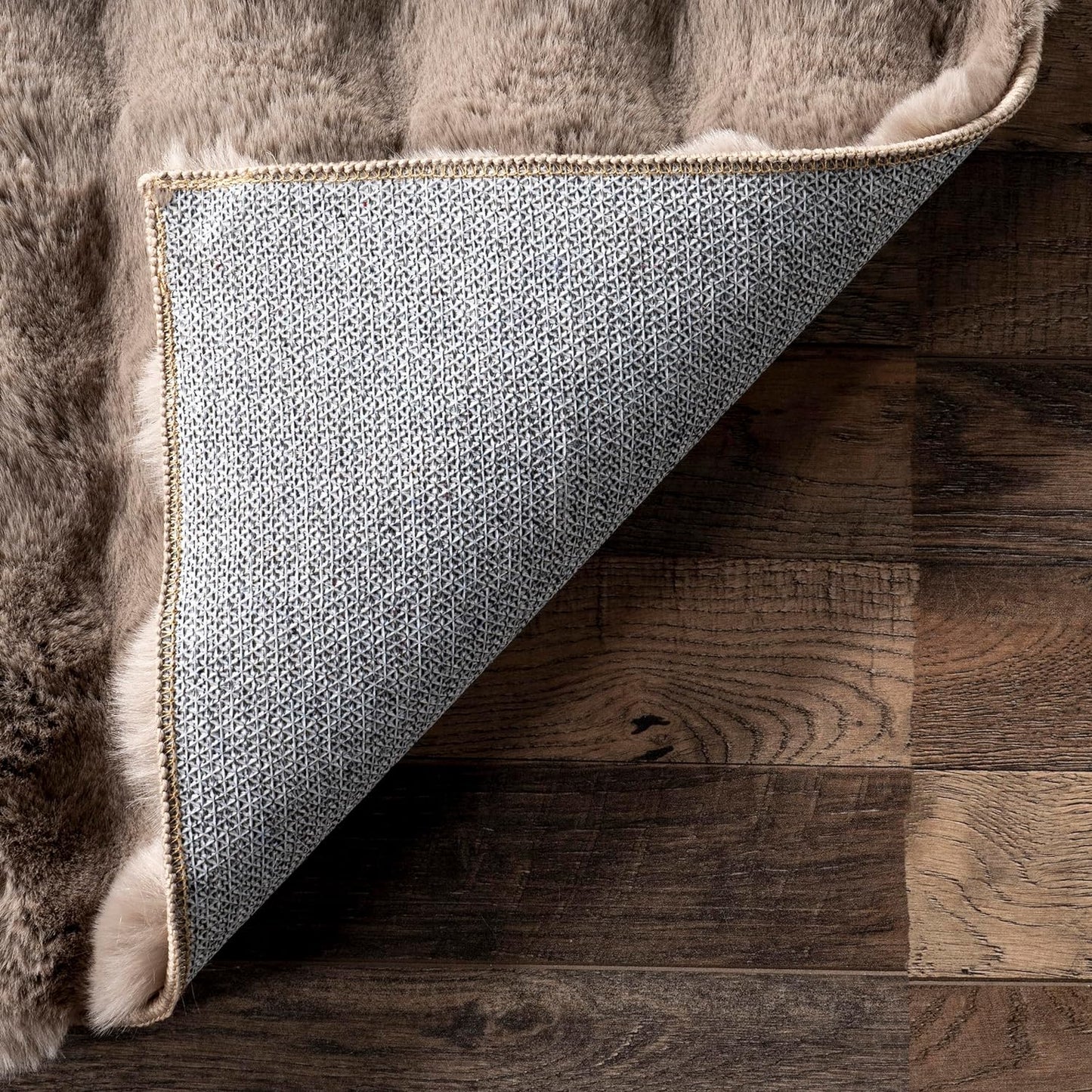 nuLOOM 3'9" x 6' Cozy Plush SuperiorWash Area Rug, Machine Washable, Non-Slip, Soft Fluffy Shag Carpet for Living Room Bedroom Kids Room Nursery Home Decor, Jeni Taupe