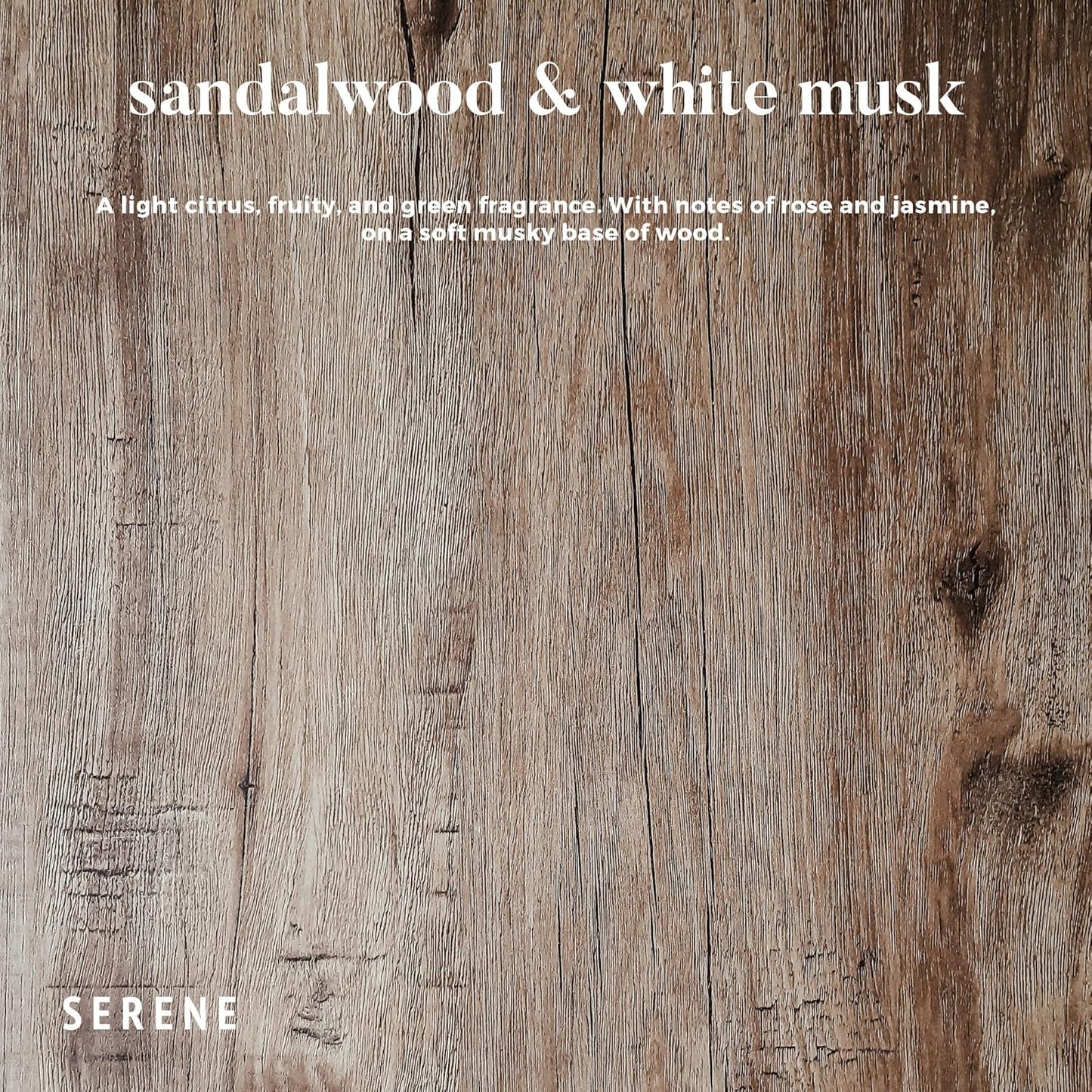 Hidden Label Large Scented Candle, Sandalwood & White Musk, 30oz 3 Wick Huge Candle, Huge Slow Burn Natural Soy Candles for Home Scented